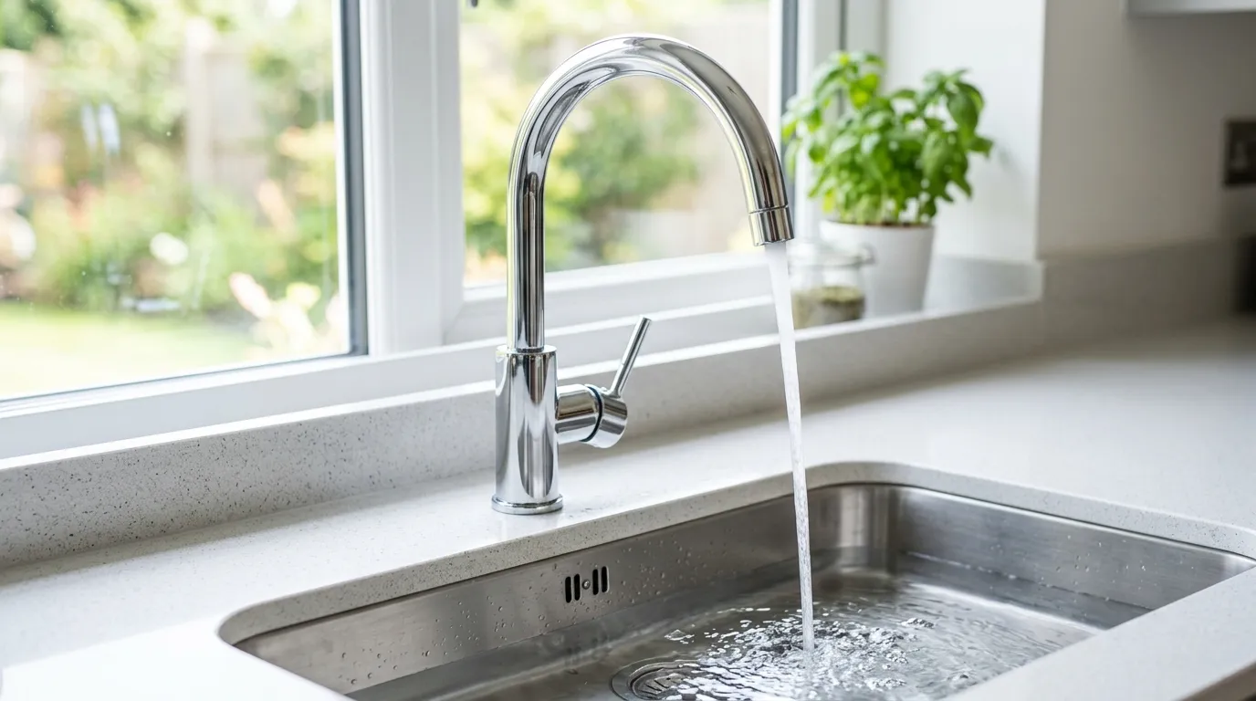 Local Plumbing Master Pros same day plumber fixing a faucet in Fort Payne, AL